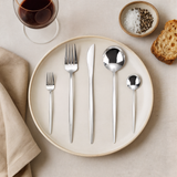 LINCOLN 30 PCS - Stainless Steel Cutlery Set - Silver Polish