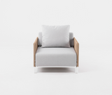 George Luxurious Lounge Armchair - Waterproof Comfort for All Seasons