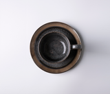 Pantheon Elegant Porcelain Dinnerware Set – Service for 4 - Grey Brown