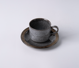 Pantheon Elegant Porcelain Dinnerware Set – Service for 4 - Grey Brown