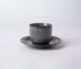 Pantheon Elegant Porcelain Dinnerware Set – Service for 4 - Grey Brown