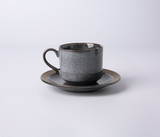 Pantheon Elegant Porcelain Dinnerware Set – Service for 4 - Grey Brown