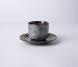 Pantheon Elegant Porcelain Dinnerware Set – Service for 4 - Grey Brown