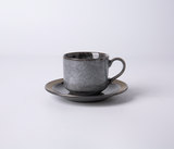 Pantheon Elegant Porcelain Dinnerware Set – Service for 4 - Grey Brown