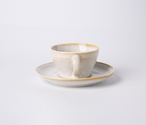 Larkin Elegant Porcelain Dinnerware Set – Service for 4 - Light Sand