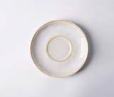 Larkin Elegant Porcelain Dinnerware Set – Service for 4 - Light Sand