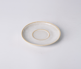 Larkin Elegant Porcelain Dinnerware Set – Service for 4 - Light Sand