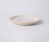 Larkin Elegant Porcelain Dinnerware Set – Service for 4 - Light Sand