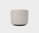 Harper Luxurious Swivel Armchair – Elegant Leather Trim