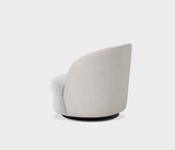 Harper Luxurious Swivel Armchair – Elegant Leather Trim