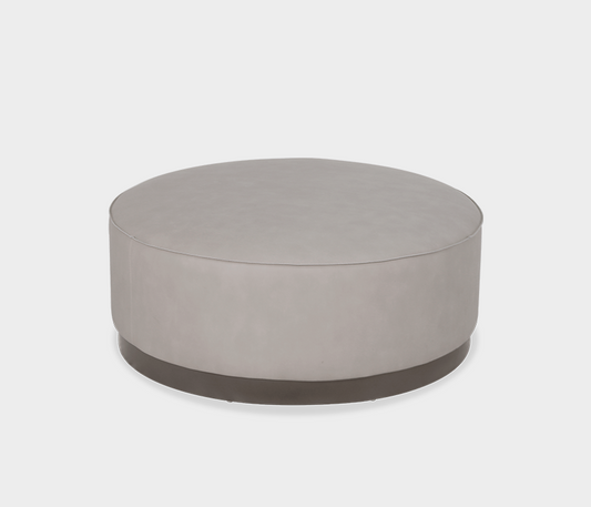Arezzo Elegant Ottoman – Timeless Leather Finish