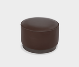 Famous Haus - Sophisticated Leather Ottoman – Elegance Redefined