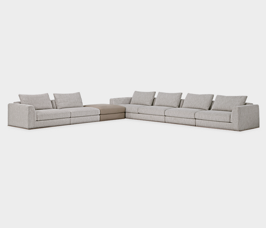 Famous Haus Adam Sofa - Boucle Gray - Luxurious Modular Sofa – Versatile Comfort