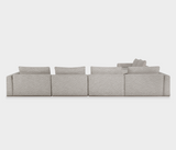 Famous Haus -Sofa Adam - Linen Gray - Luxurious Modular Sofa – Ultimate Comfort
