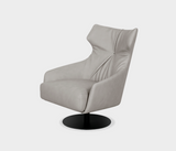 Famous Haus - Luxurious Swivel Armchair – Sculpted Pleats For Comfort