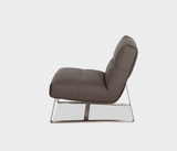 Zion Elegant Armchair with Metal Base – Timeless Comfort