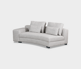 Famous Haus - Elegant Curved Sofa – Ergonomic Support