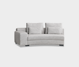 Famous Haus - Elegant Curved Sofa – Ergonomic Support