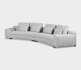 Famous Haus - Elegant Curved Sofa – Ergonomic Support