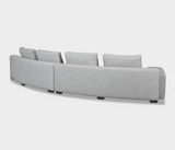 Famous Haus - Elegant Curved Sofa – Ergonomic Support