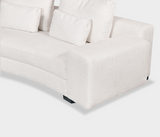 Union 4 Seat Elegant Curved Sofa – Ergonomic Comfort