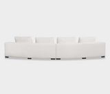 Union 4 Seat Elegant Curved Sofa – Ergonomic Comfort