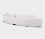 Union 4 Seat Elegant Curved Sofa – Ergonomic Comfort