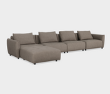 Famous Haus - Duke Modular Sofa - Luxurious Modular Sofa with Ottoman – Enhanced Comfort