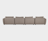 Famous Haus - Duke Modular Sofa - Luxurious Modular Sofa with Ottoman – Enhanced Comfort