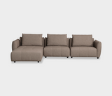 Famous Haus - Duke Modular Sofa - Luxurious Modular Sofa with Ottoman – Enhanced Comfort