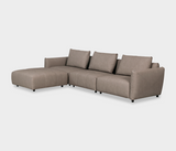 Famous Haus - Duke Modular Sofa - Luxurious Modular Sofa with Ottoman – Enhanced Comfort