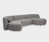 Famous Haus - Elegant Modular Sofa – Sculptural Design for Ultimate Comfort