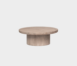 Famous Haus - Elegant Rustic Coffee Table – Bold Cylindrical Design