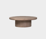 Famous Haus - Elegant Rustic Coffee Table – Bold Cylindrical Design