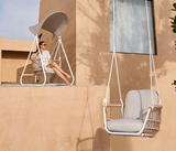 Coral Luxurious Outdoor Swing – Waterproof Comfort