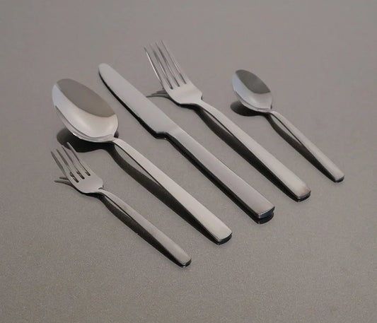 OXFORD 30 PCS - Stainless Steel Cutlery Set - Black Matte
