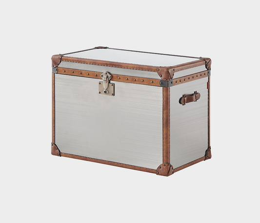 Famous Haus - Elegant Trunk with Leather Accents – Timeless Style