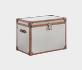 Famous Haus - Elegant Trunk with Leather Accents – Timeless Style