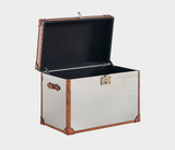 Famous Haus - Elegant Trunk with Leather Accents – Timeless Style