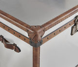 Famous Haus - Elegant Trunk with Leather Accents – Timeless Style