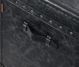 Erus Striking Leather Trunk – Vintage Industrial Charm