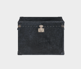 Erus Striking Leather Trunk – Vintage Industrial Charm