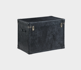 Erus Striking Leather Trunk – Vintage Industrial Charm