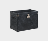 Erus Striking Leather Trunk – Vintage Industrial Charm