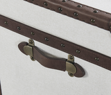 Famous Haus - Elegant Trunk with Leather Trim – Timeless Style