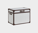 Famous Haus - Elegant Trunk with Leather Trim – Timeless Style