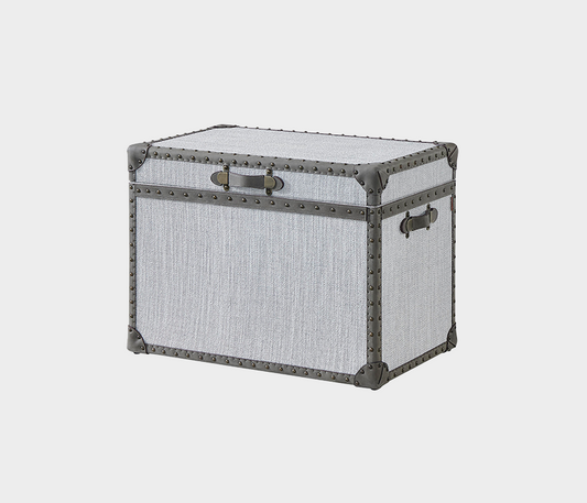 Denver Elegant Linen Trunk – Stylish Storage Solution