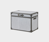 Denver Elegant Linen Trunk – Stylish Storage Solution