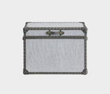 Denver Elegant Linen Trunk – Stylish Storage Solution