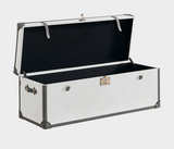 Madri Elegant Storage Trunk – Timeless Style with Leather Trim
